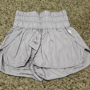 purple free people shorts